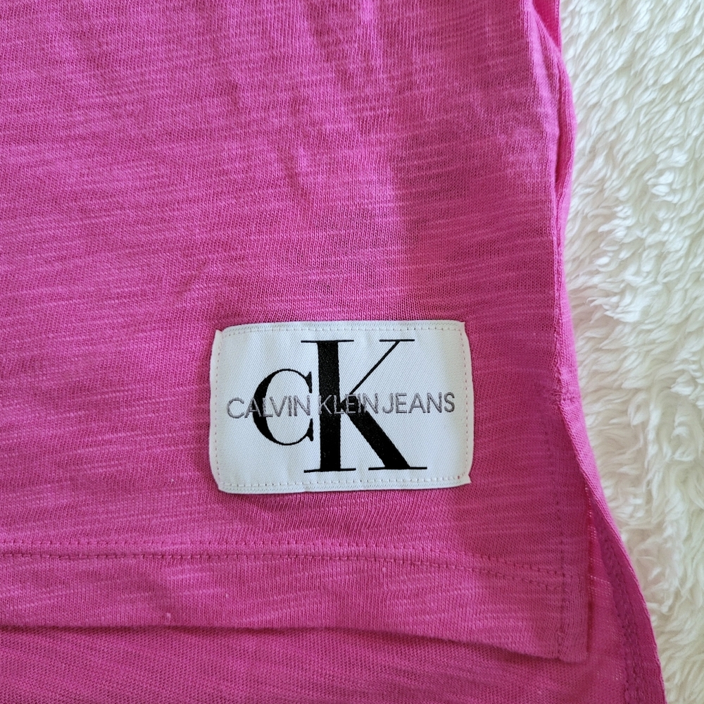 Calvin Klein Jeans👖Pink💕 Boxy Tee - NWT - Picture 7 of 12